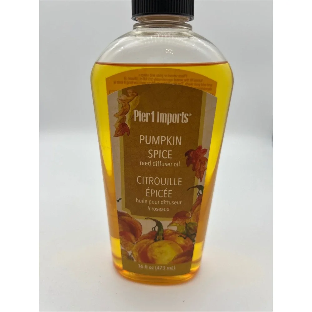 Pier 1 Imports Pumpkin Spice Reed Diffuser Oil Refill 16 fl oz 473 mL USA Made